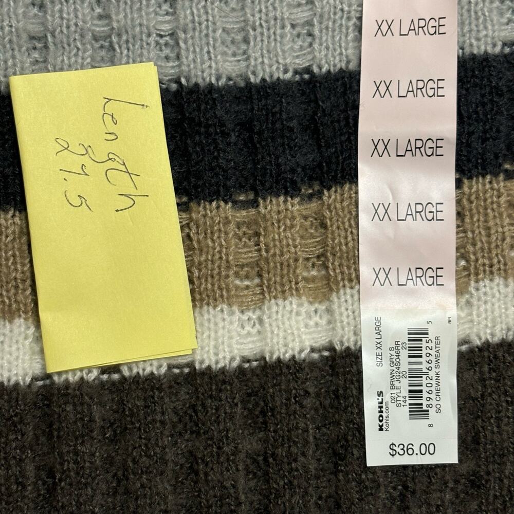 SO Goods for Life NWT Womens Sweater XXL Warm Soft Winter Activities Sustainable - Picture 15 of 16